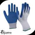 SRSAFETY 10 Gauge 100% Polyester Handschuhe Liner Coated Blue Latex Auf Palm, Latex Handschuh